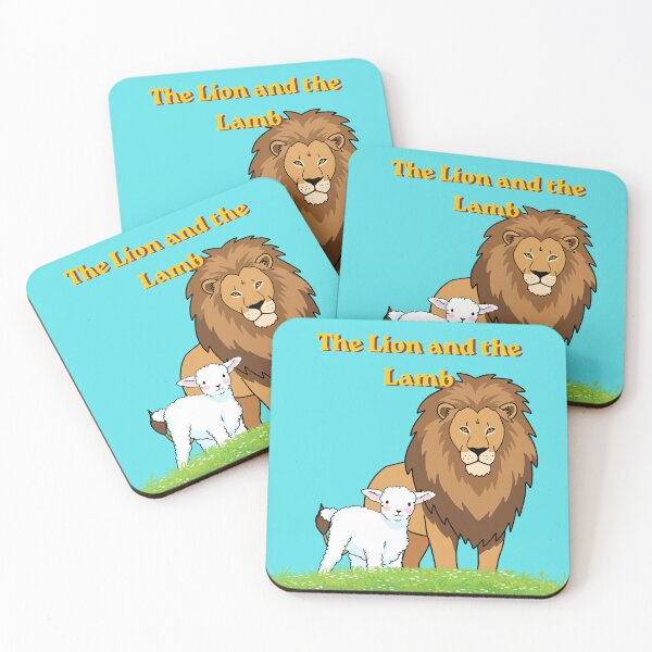 Item preview, The Lion and the Lamb Christian Faith Design | Jesus Biblical Illustration designed and sold by photoart1854.