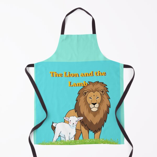 Item preview, The Lion and the Lamb Christian Faith Design | Jesus Biblical Illustration designed and sold by photoart1854.