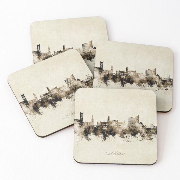Item preview, St Helens England Skyline designed and sold by ArtPrints.