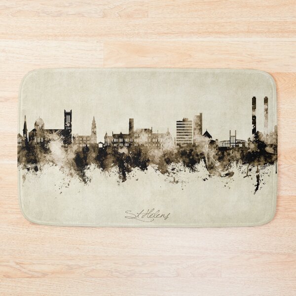 Item preview, St Helens England Skyline designed and sold by ArtPrints.