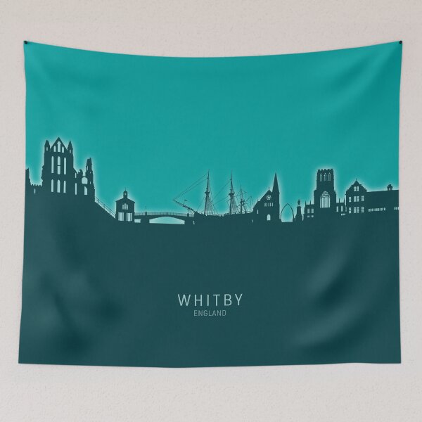 Item preview, Whitby England Skyline designed and sold by ArtPrints.