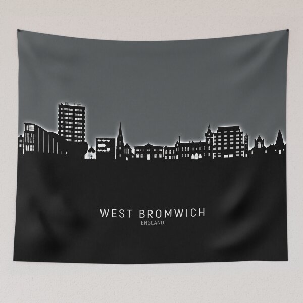 Item preview, West Bromwich England Skyline designed and sold by ArtPrints.