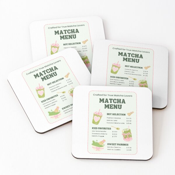 Item preview, Funny Matcha Menu designed and sold by thebest-2studio.