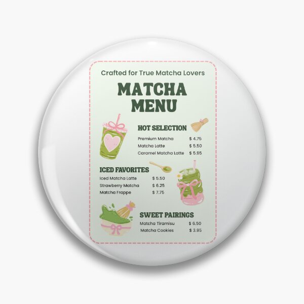 Item preview, Funny Matcha Menu designed and sold by thebest-2studio.