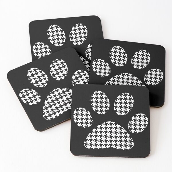 Item preview, Houndstooth Paw Print Graphic Design designed and sold by OlyvieArt.