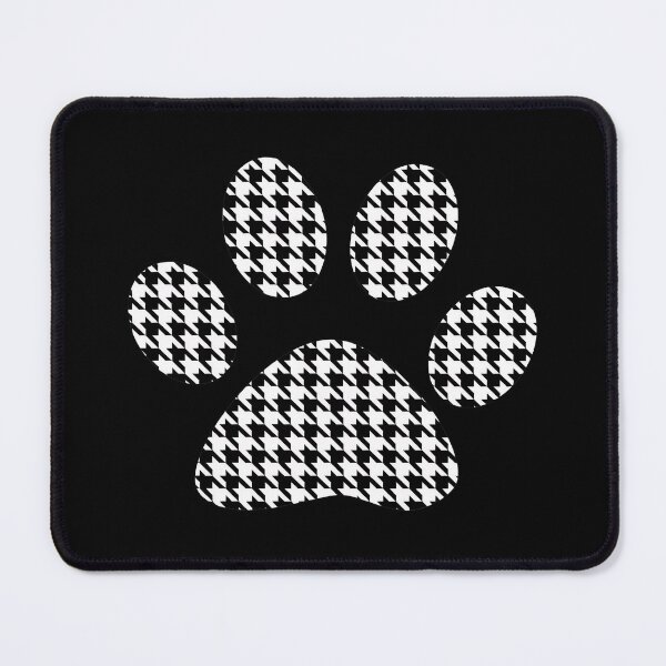 Item preview, Houndstooth Paw Print Graphic Design designed and sold by OlyvieArt.