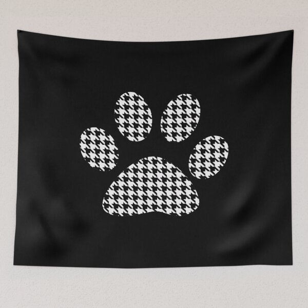 Item preview, Houndstooth Paw Print Graphic Design designed and sold by OlyvieArt.