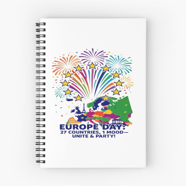 Item preview, Europe Day T-Shirt – 27 Countries One Mood Unite & Party Tee, EU Celebration Shirt, Colorful Europe Map Festival Design designed and sold by Sushikidsntod.