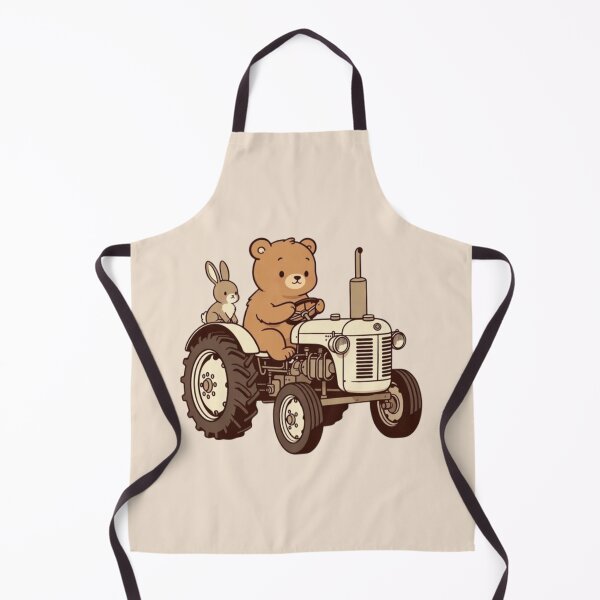 Item preview, "Cute Bear & Bunny Tractor Ride designed and sold by Dogandesighn.
