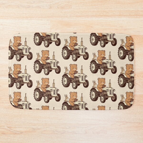 Item preview, "Cute Bear & Bunny Tractor Ride designed and sold by Dogandesighn.