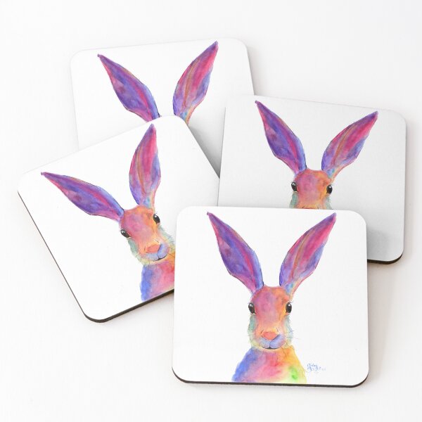 Item preview, HARE RaBBiT PRiNTS ' Jelly Bean ' BY SHIRLEY MACARTHUR designed and sold by Shirley MacArthur Art.