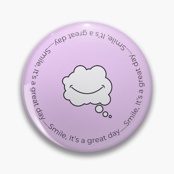 Item preview, Smile, It's a Great Day  - Minimalist Happy Design - Lilac designed and sold by Très Joli Brothers.