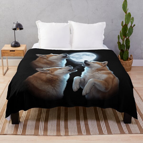 Item preview, Akita Howling Moon Art Dog Owner designed and sold by TerryConnells.