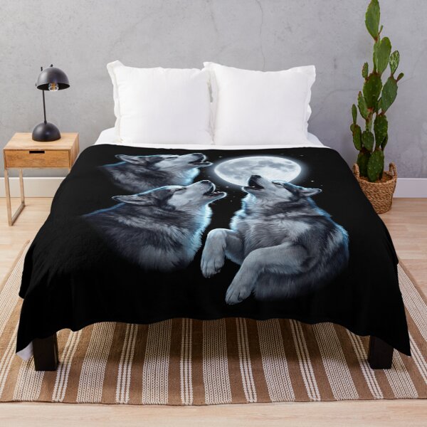 Item preview, Alaskan Malamute Howling Moon Art Dog Owner designed and sold by TerryConnells.
