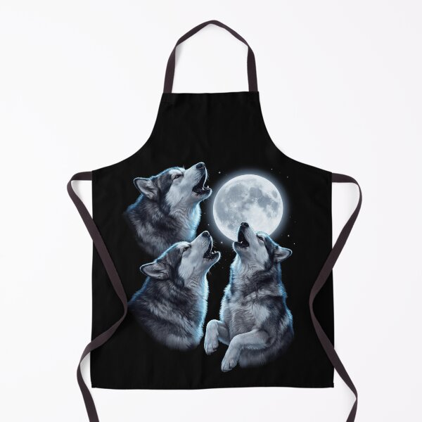 Item preview, Alaskan Malamute Howling Moon Art Dog Owner designed and sold by TerryConnells.