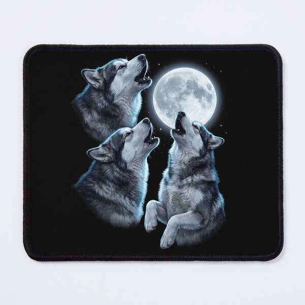Item preview, Alaskan Malamute Howling Moon Art Dog Owner designed and sold by TerryConnells.