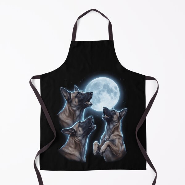 Item preview, Belgian Malinois Howling Moon Art Dog Owner designed and sold by TerryConnells.