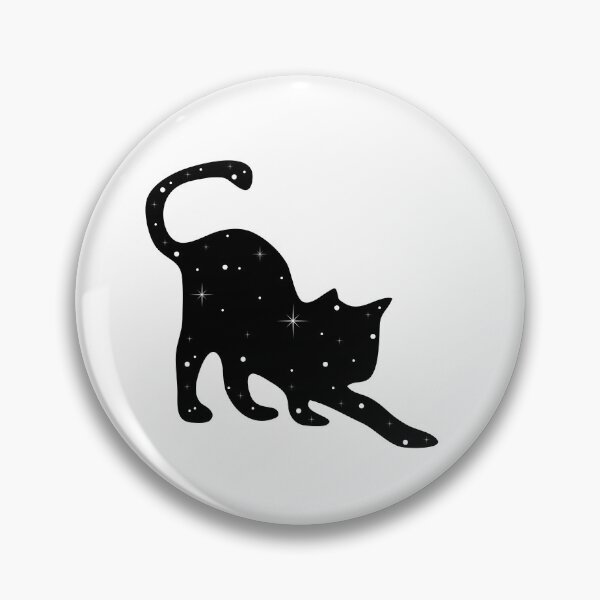 Item preview, Celestial Black Cat Galaxy Silhouette Art(Göksel Kara Kedi Galaksi Silüeti Sanatı) designed and sold by logocity63.