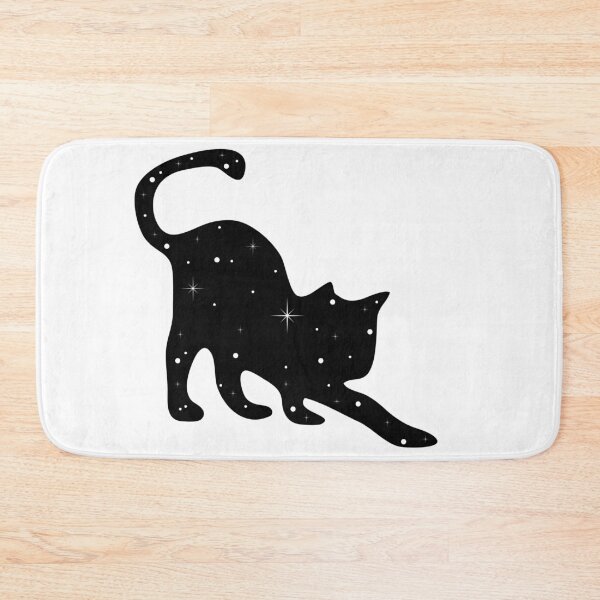Item preview, Celestial Black Cat Galaxy Silhouette Art(Göksel Kara Kedi Galaksi Silüeti Sanatı) designed and sold by logocity63.
