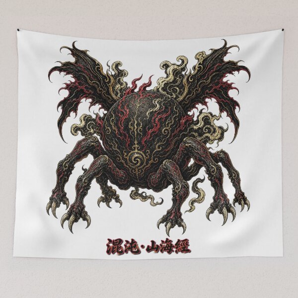Item preview, Hundun Primordial Chaos Dark Fantasy Shan Hai Jing designed and sold by holyminix.