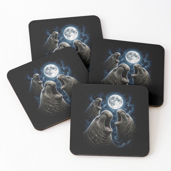 Item preview, Elephant Seal Lover Galaxy Moon designed and sold by zoes-ink.