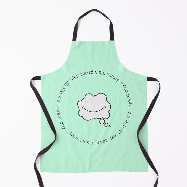 Item preview, Smile, It's a Great Day - Minimalist Happy Design - Green Blue designed and sold by Très Joli Brothers.