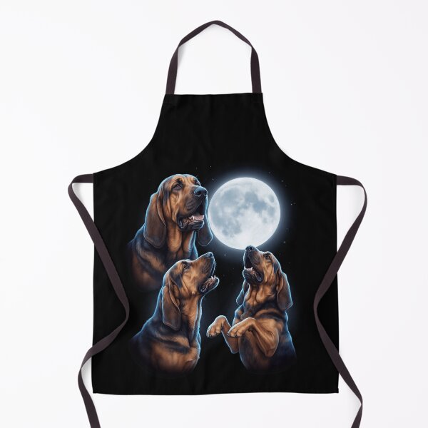 Artikelvorschau, Bloodhound Howling Moon Art Dog Owner entworfen und verkauft von TerryConnells.