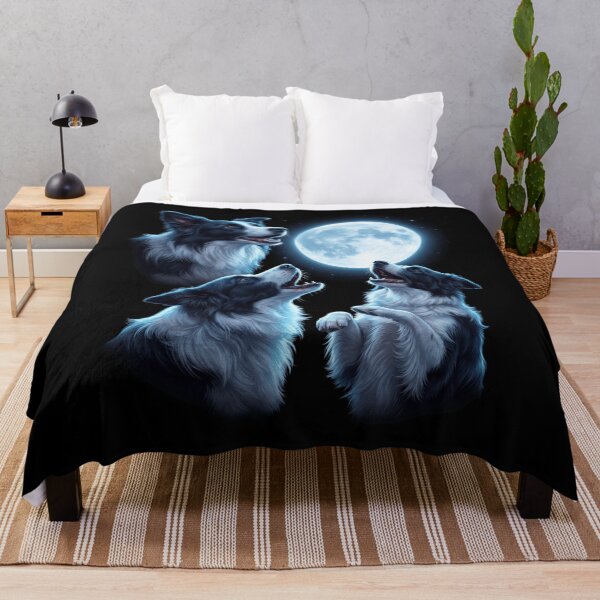 Item preview, Border Collie Howling Moon Art Dog Owner designed and sold by TerryConnells.
