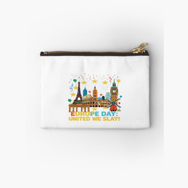 Item preview, Europe Day United We Slay T-Shirt | EU Celebration Shirt | Colorful Europe Landmarks Graphic Tee | Travel Lover Gift | Europe Pride Outfit designed and sold by Sushikidsntod.