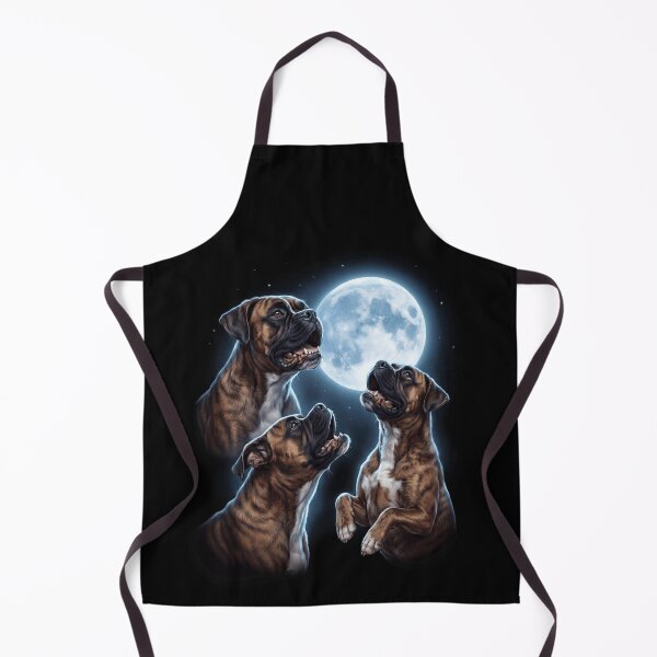 Item preview, Boxer Dog Howling Moon Art Dog Owner designed and sold by TerryConnells.