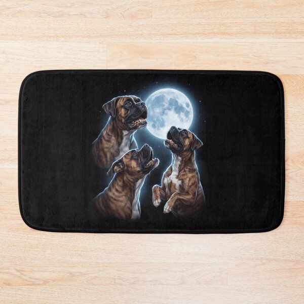 Item preview, Boxer Dog Howling Moon Art Dog Owner designed and sold by TerryConnells.