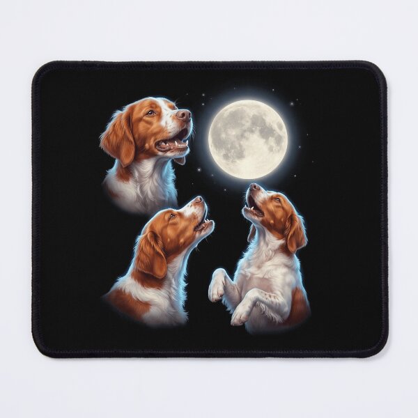 Item preview, Brittany Howling Moon Art Dog Owner designed and sold by TerryConnells.