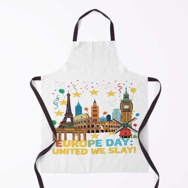 Item preview, Europe Day United We Slay T-Shirt | EU Celebration Shirt | Colorful Europe Landmarks Graphic Tee | Travel Lover Gift | Europe Pride Outfit designed and sold by Sushikidsntod.
