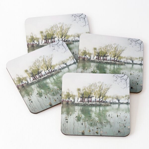 Item preview, summer palace lake designed and sold by Paper & Pine .