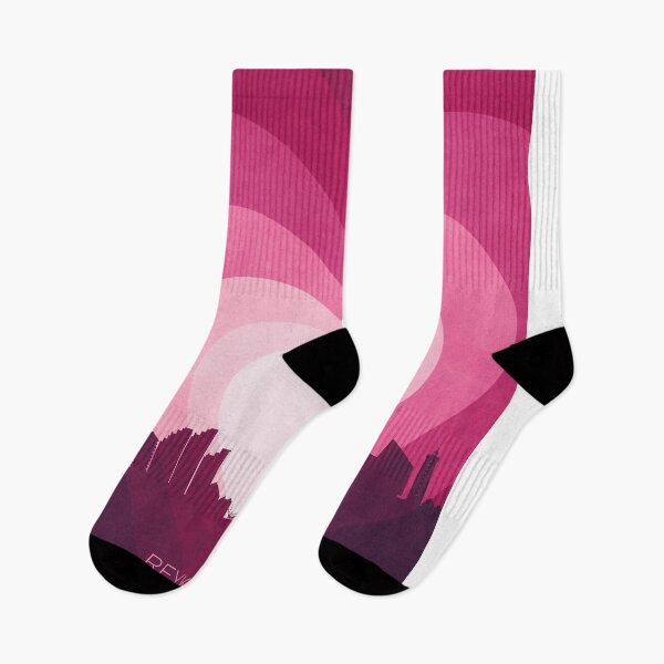 Item preview, Reykjavík Iceland Skyline Hearts Pink designed and sold by ArtPrints.