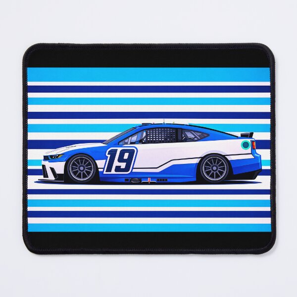 Item preview, Chase Briscoe #19 Blue & White Nascar designed and sold by PitWallArt.