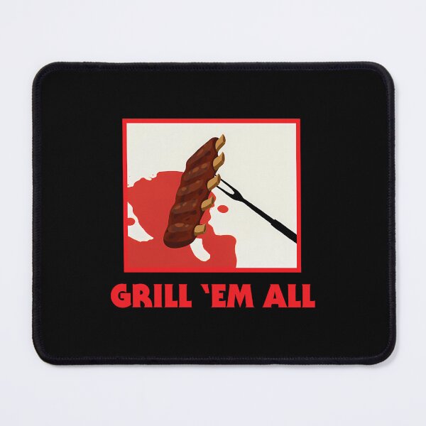 Item preview, Barbecue Grilling Grill 'Em All Smoking Bbq Pitmaster Ribs Steak Brisket Meat Roast designed and sold by SH-disha.