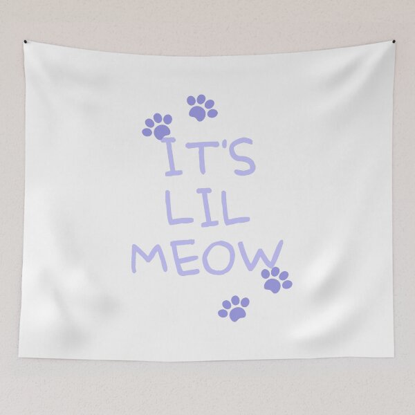 Item preview, Lil Meow Typography & Paws designed and sold by S-Twisnity.