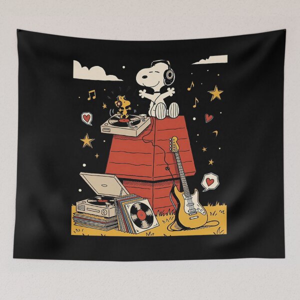 Item preview, Snoopy Peanuts Vinyl Vibes Snoopy  Woodstocks designed and sold by SH-disha.