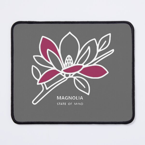 Item preview, Magnolia State of Mind - Dark Floral Art designed and sold by The Bold Line Studio.