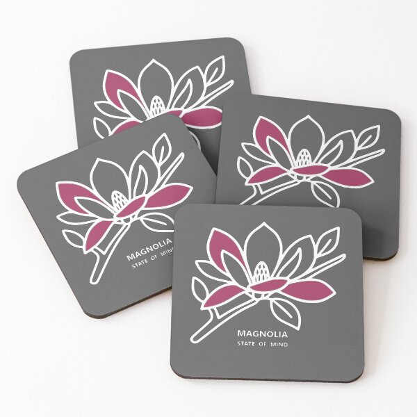 Item preview, Magnolia State of Mind - Dark Floral Art designed and sold by The Bold Line Studio.
