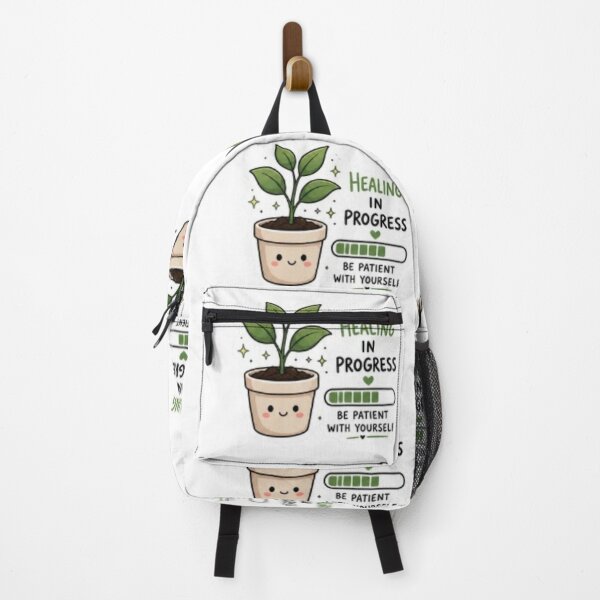 Item preview, Healing in Progress Plant – Self Growth Aesthetic Sticker designed and sold by Jyotisima8929.