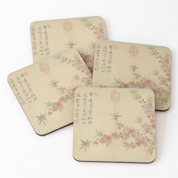 Item preview, mountain peach flower  designed and sold by Paper & Pine .
