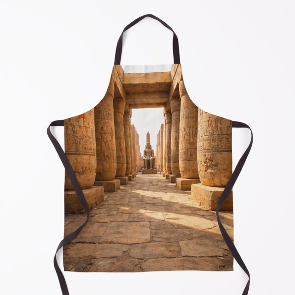 Item preview, Ancient Egypt Temple Corridor – Karnak Inspired Historical Architecture Art designed and sold by Queen Cleopatra.