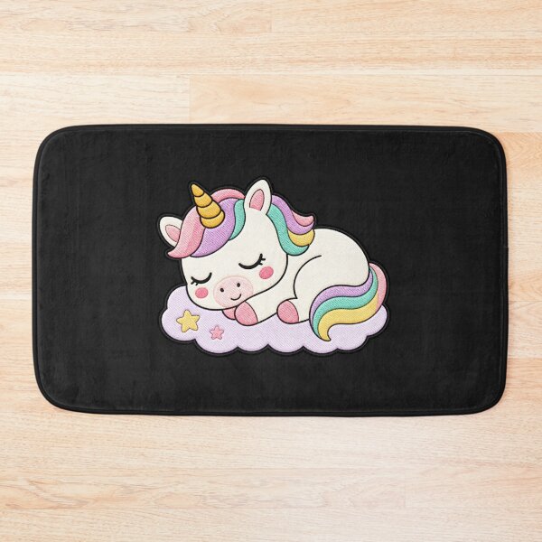 Item preview, Sleepy Unicorn Kawaii Cute Dreamy Unicorn Cartoon Sticker designed and sold by ColorSplash123.