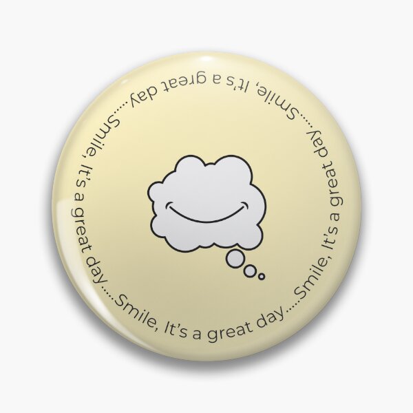 Item preview, Smile, It's a Great Day  - Minimalist Happy Design - Yellow designed and sold by Très Joli Brothers.