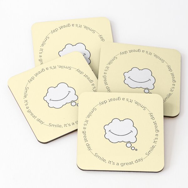 Item preview, Smile, It's a Great Day  - Minimalist Happy Design - Yellow designed and sold by Très Joli Brothers.