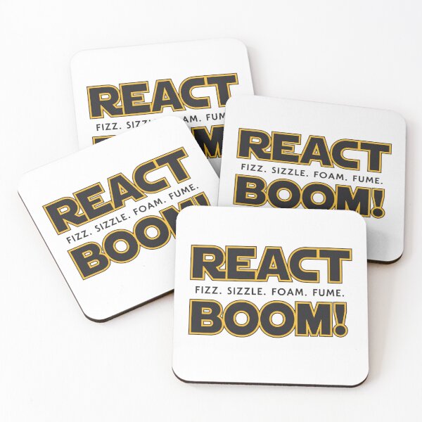 Item preview, React .. BooM! designed and sold by Brainy_Prints.