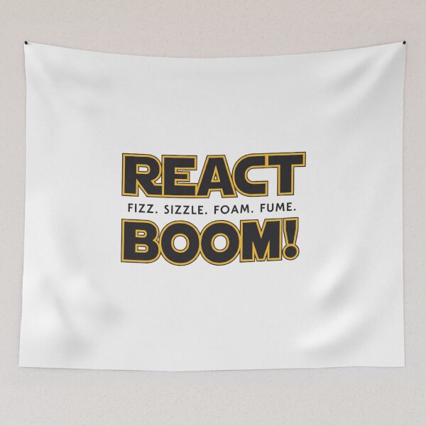 Item preview, React .. BooM! designed and sold by Brainy_Prints.
