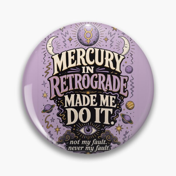 Item preview, Mercury in Retrograde Shirt | Astrology Humor Tee | Witchy Aesthetic Gift designed and sold by KAYJAY DESIGNS.